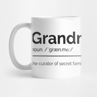 Grandmother Dictionary Definition Mug